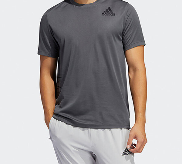 Футболка trg tee h.rdy sports training short sleeve gray Adidas, серый — фото 3