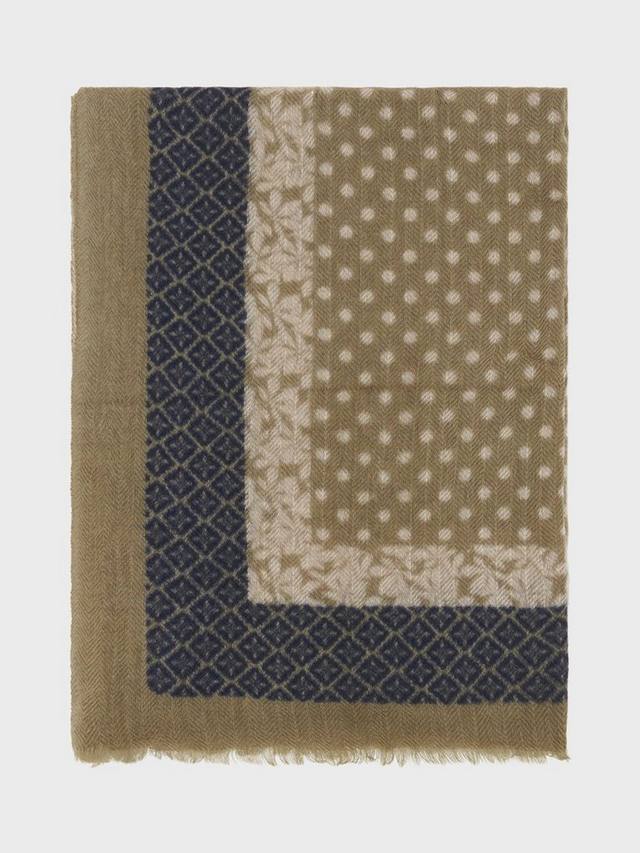 

Шарф Raniah из смеси шерсти и кашемира Gerard Darel, Khaki Green