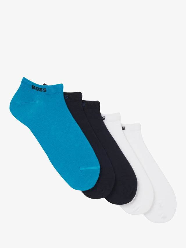 

Брендовые носки BOSS Logo Cotton Blend до щиколотки HUGO BOSS, Pack of 5