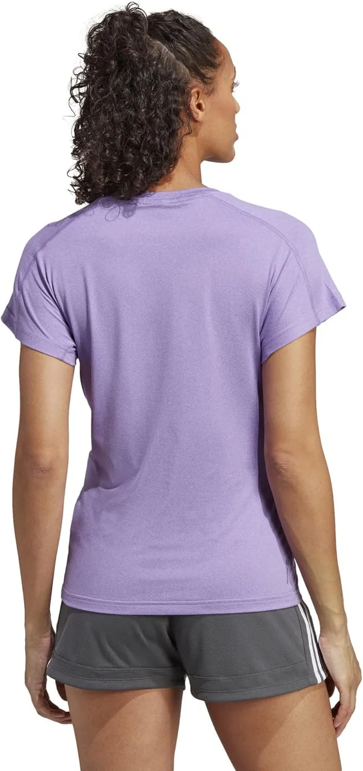 Футболка женская Aeroready adidas, цвет Violet Fusion — фото 2