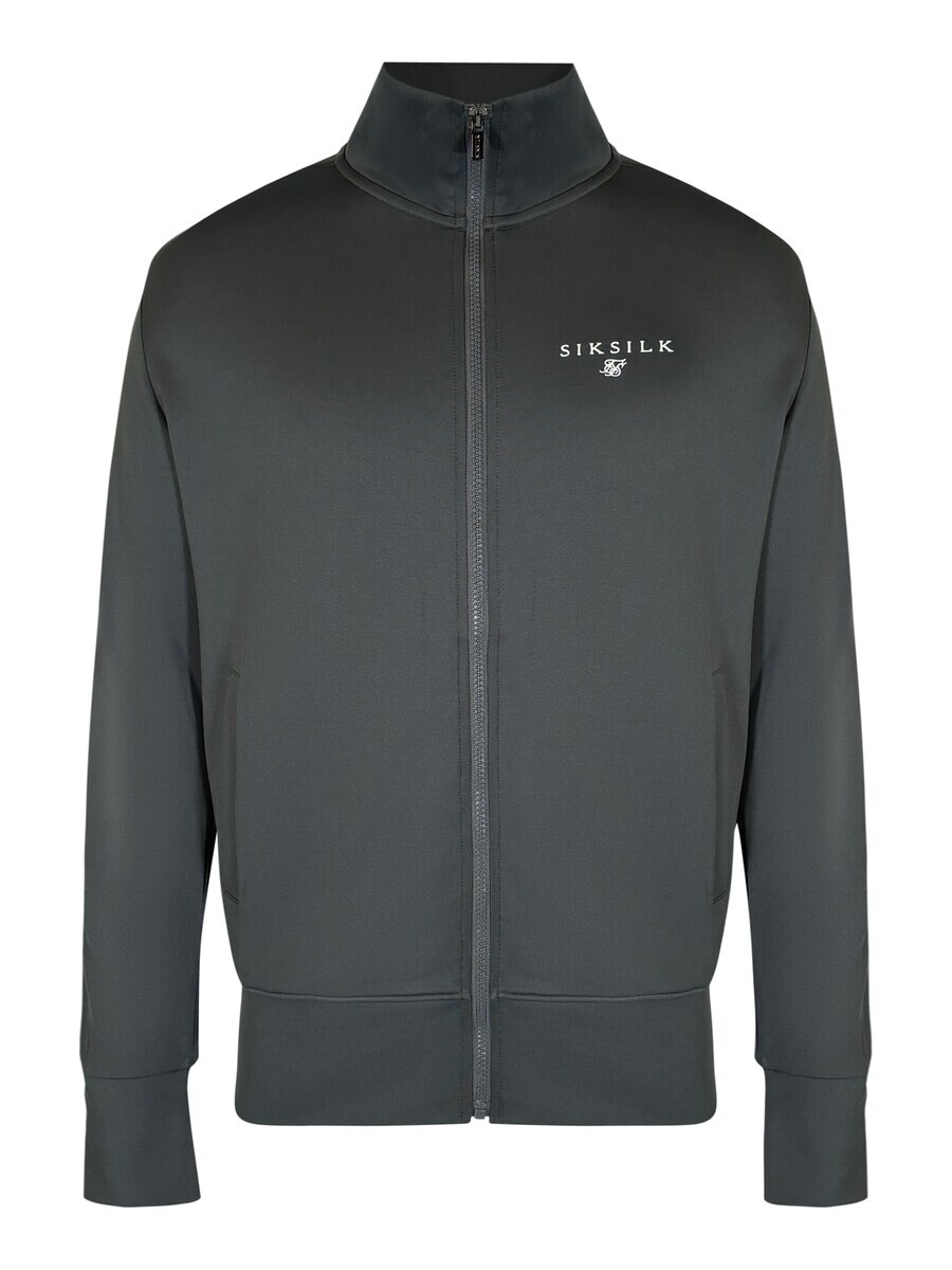 

Худи SikSilk Zip-Up Hoodie, базальтовый серый