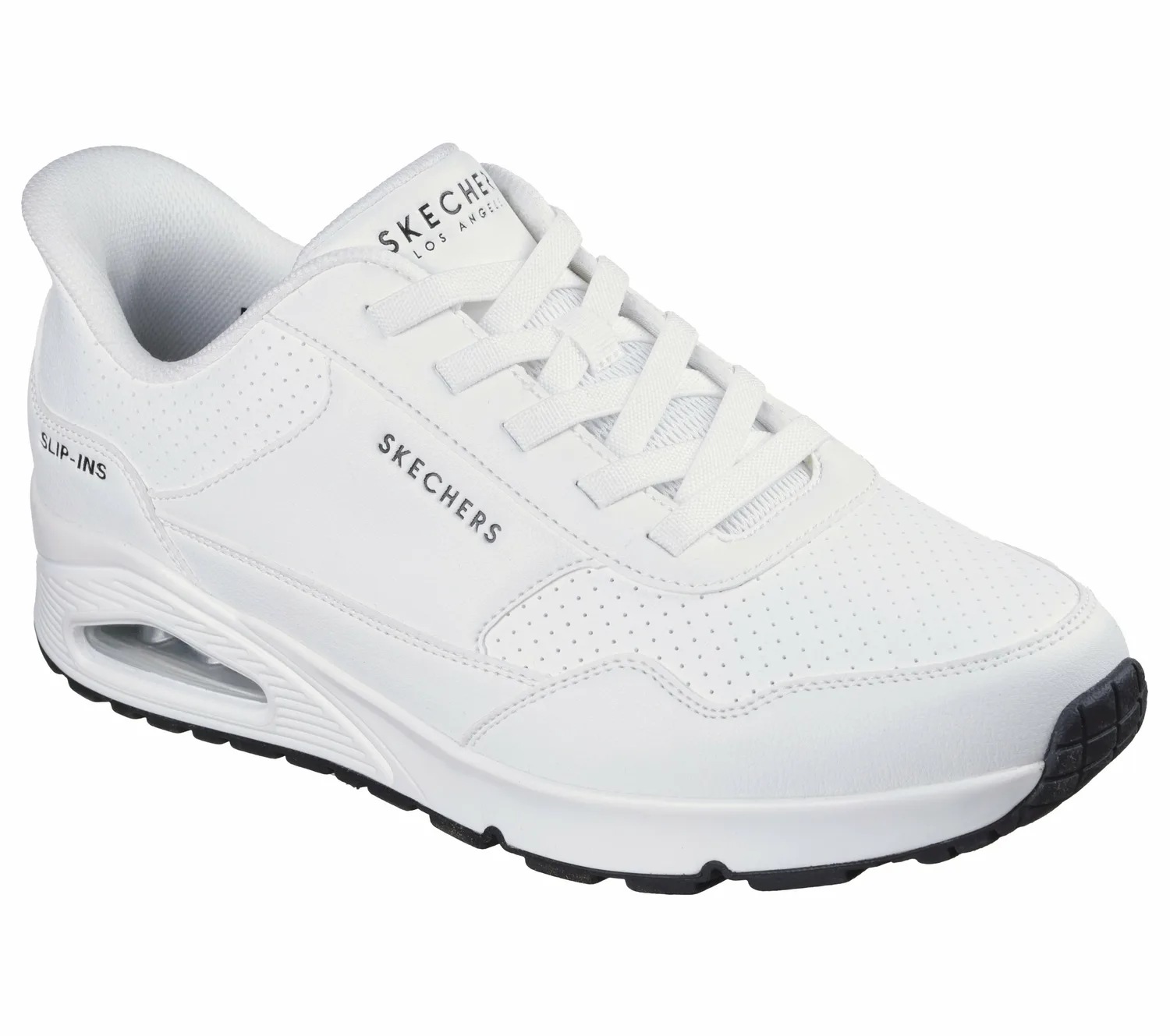 Слипоны: Uno - Banksia Lux Wide Skechers, WHT