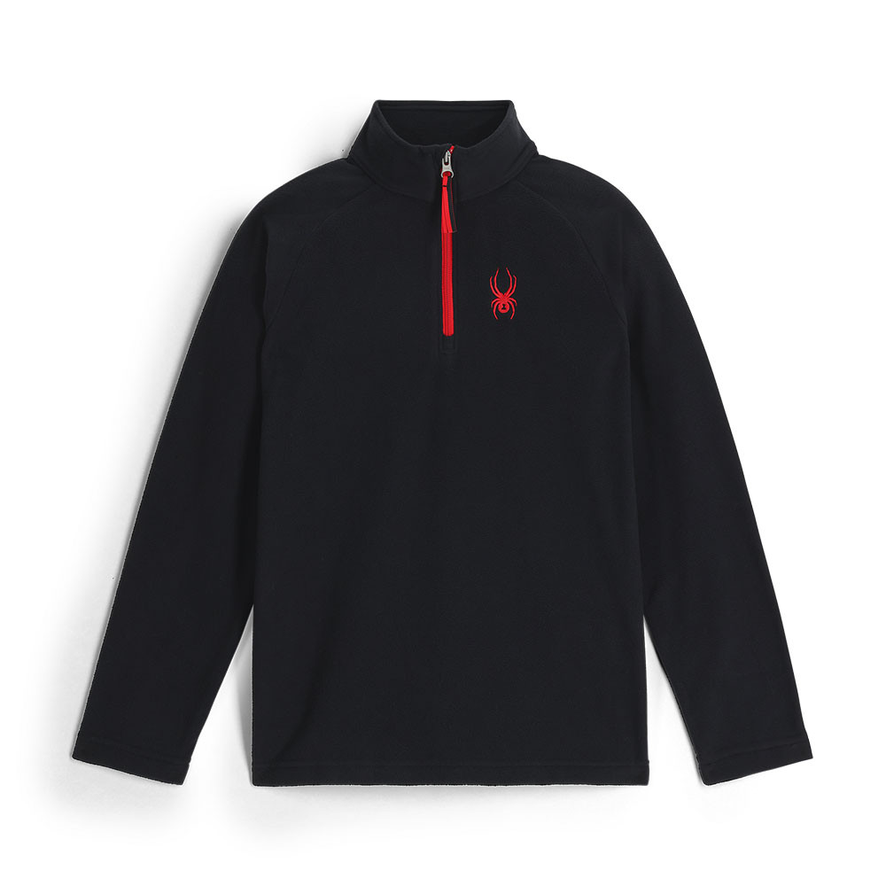 

Детская флисовая куртка Spyder Speed Fleece с молнией до середины груди., Black 3