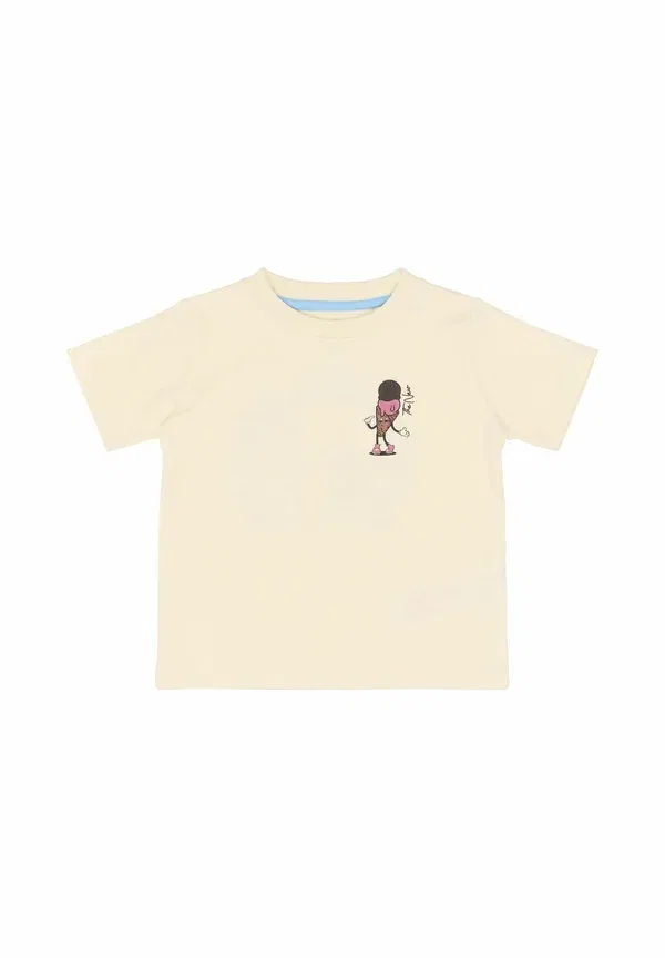 Футболка Tundra s s tee print t-shirt The New Siblings, гардения — фото 3