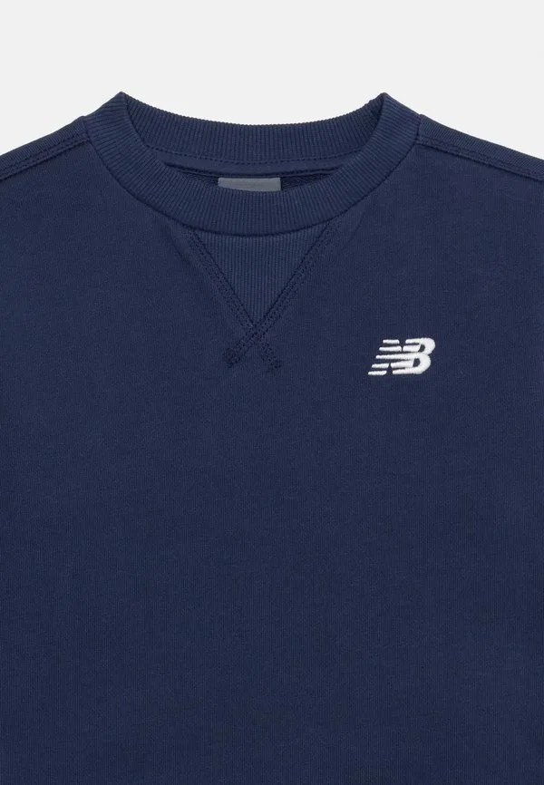 Толстовка с небольшим логотипом New Balance, Navy — фото 4