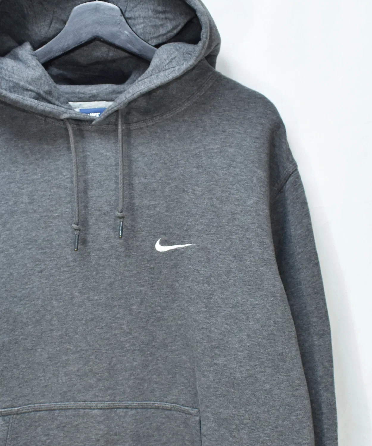 Свитшот Nike Small Swoosh с вышивкой, серый, XL — фото 2