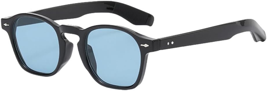 

Солнцезащитные очки MUTYNE квадратной формы в стиле ретро для женщин, коричневые с леопардовым принтом, мужские солнцезащитные очки с защитой от УФ-излучения UV400, Black With Blue