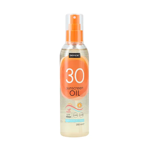 

Солнечное масло для тела Suncreen Oil Spf30 Sence Beauty, 200 ml