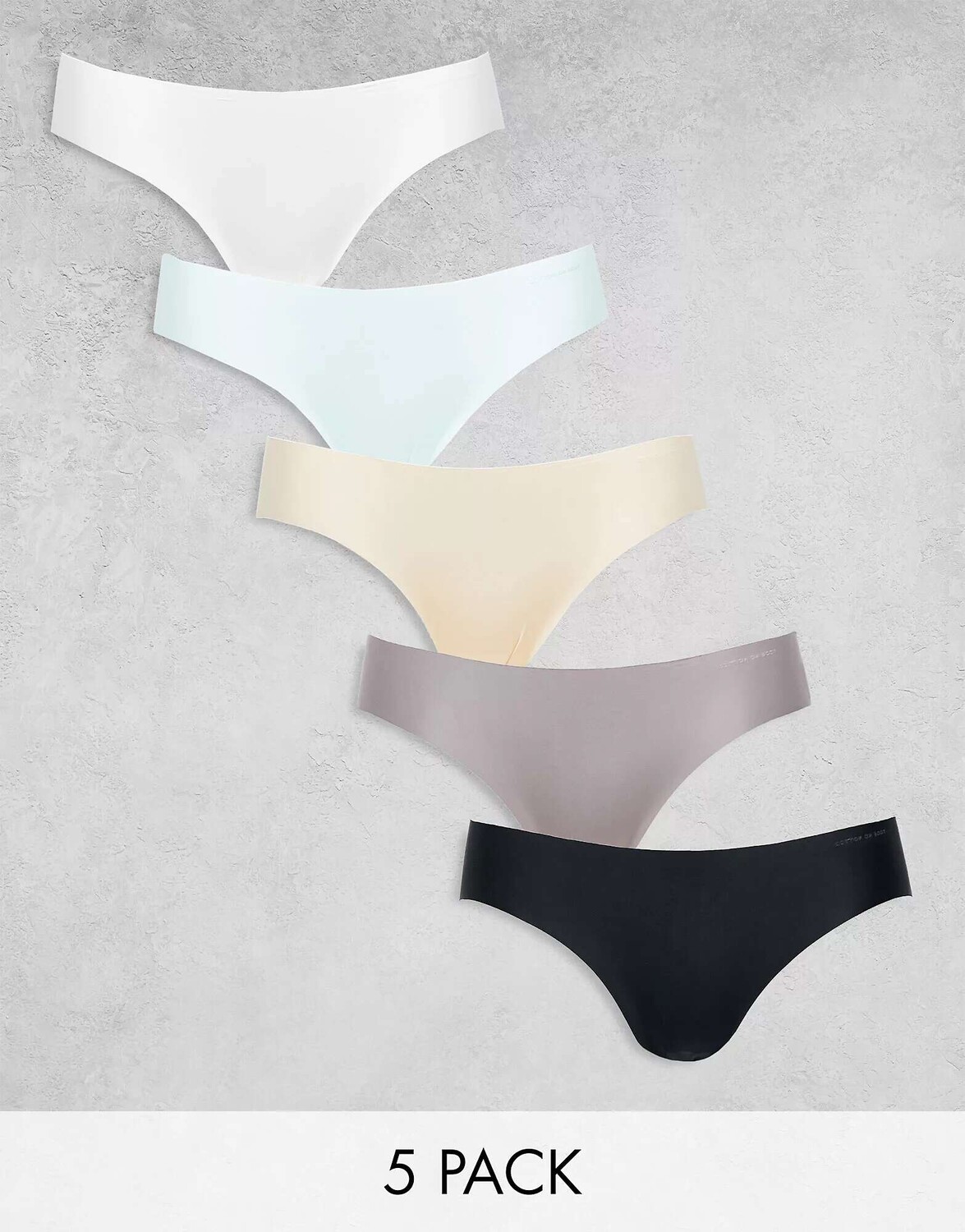 

Хлопок: Трусики-бикини с бесшовной кружевной отделкой, 5 шт. Cotton:On