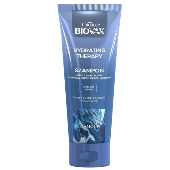 

Увлажняющий шампунь для волос, 200 мл Biovax, Glamour Hydrating Therapy