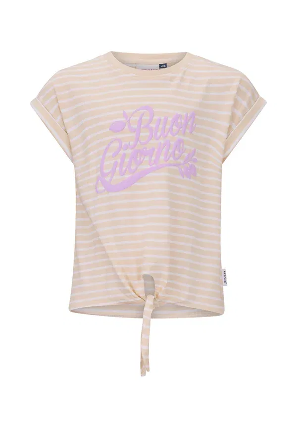Футболка Retour Jeans Tanika print, цвет латте