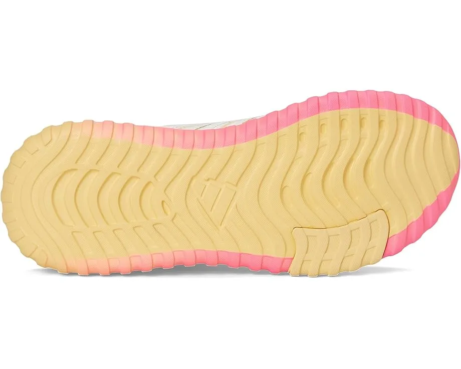Кроссовки Adidas Kids Kaptir Flow 2.0 Shoes (Little Kid/Big Kid), Off White/Wonder White/Lucid Pink — фото 3
