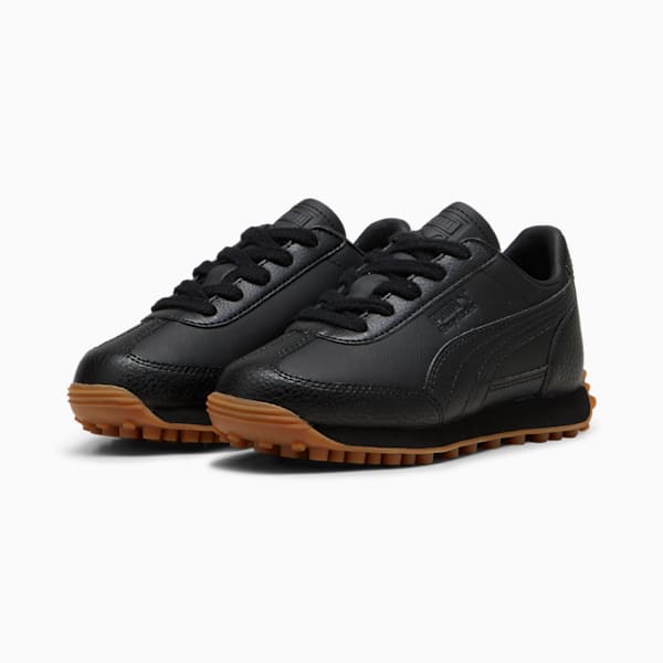 Кроссовки для маленьких детей Easy Rider Leather Puma, черный — фото 2