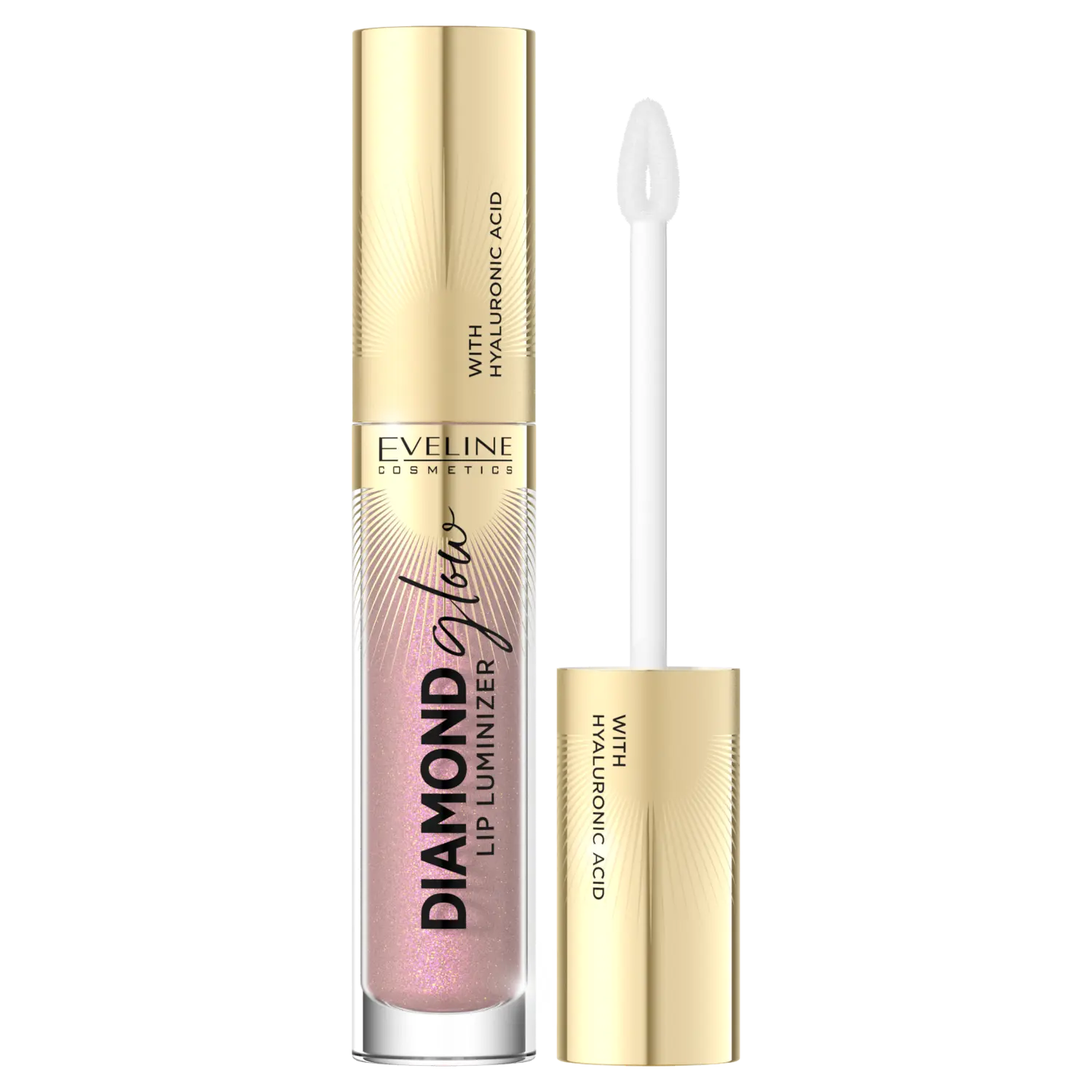 

Блеск для губ с гиалуроновой кислотой 08 Eveline Cosmetics Diamond Glow, 4,5 мл