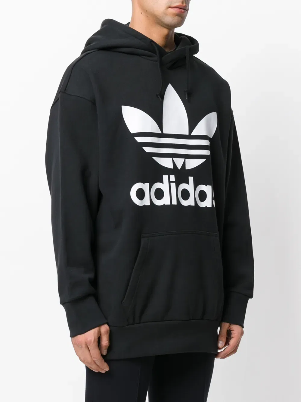 Худи с логотипом Adidas Originals, черный — фото 3