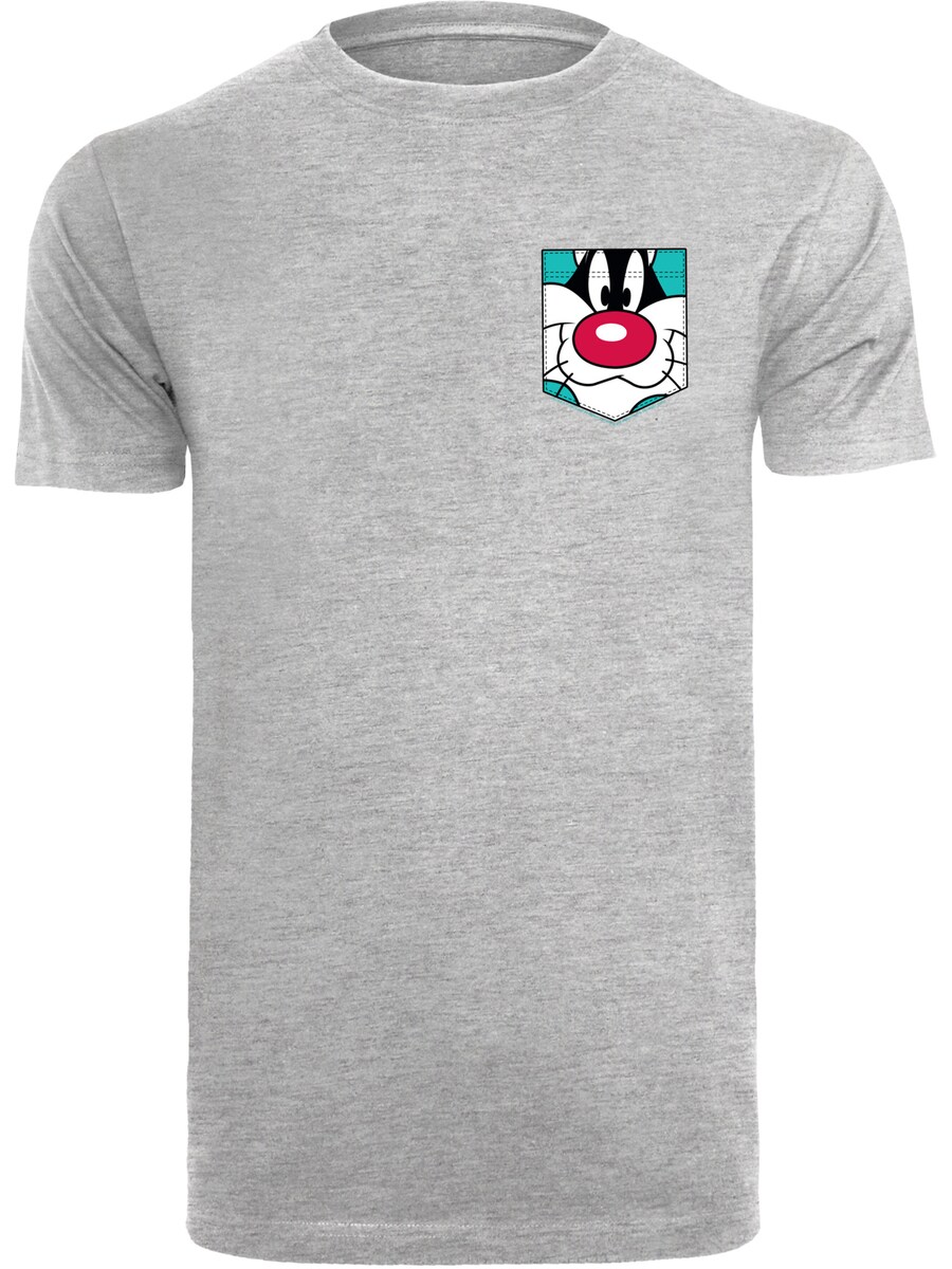 

Рубашка F4NT4STIC Looney Tunes Sylvester Face, серый