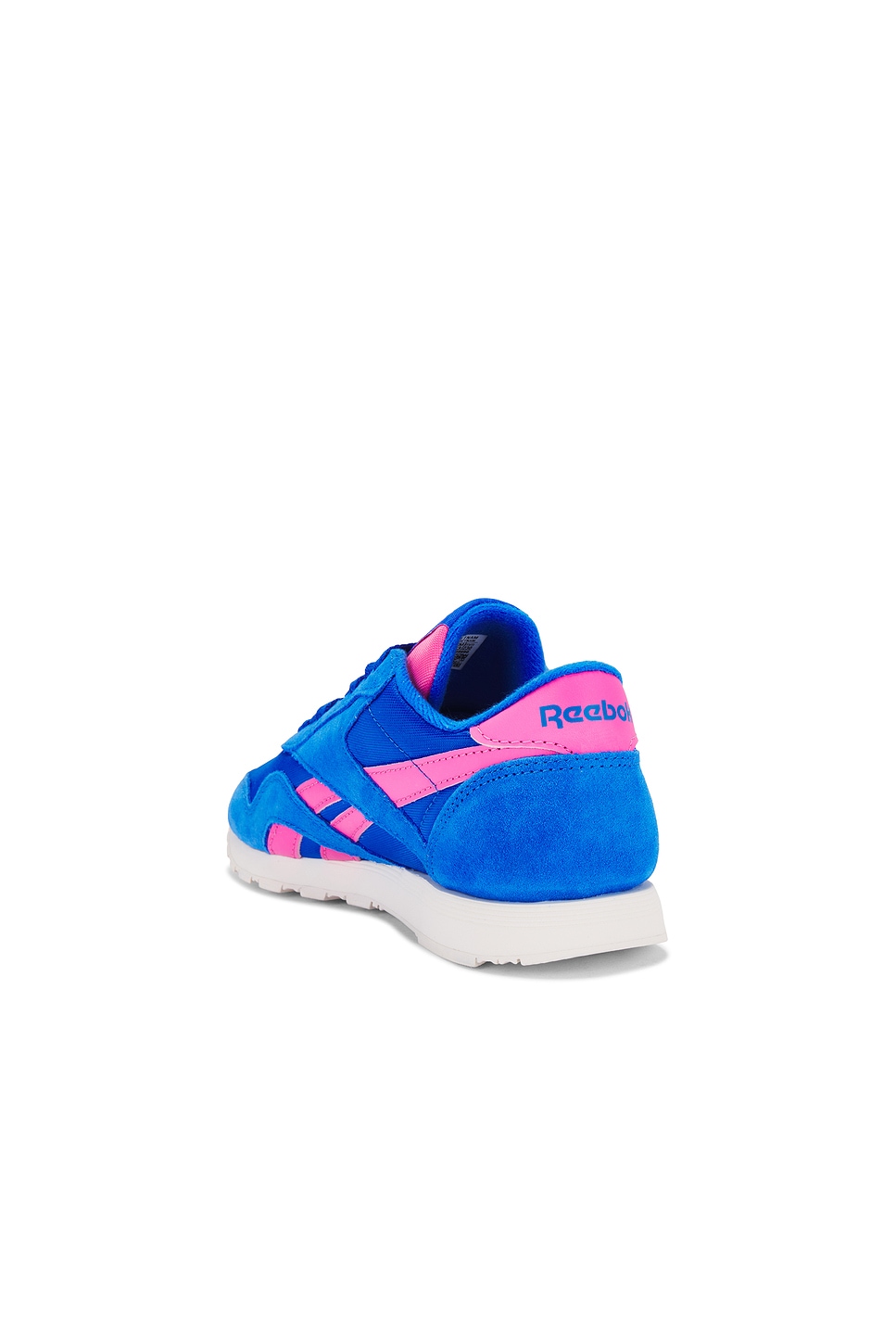 Классические нейлоновые кроссовки Reebok, optimum blue, true pink & chalk — фото 3