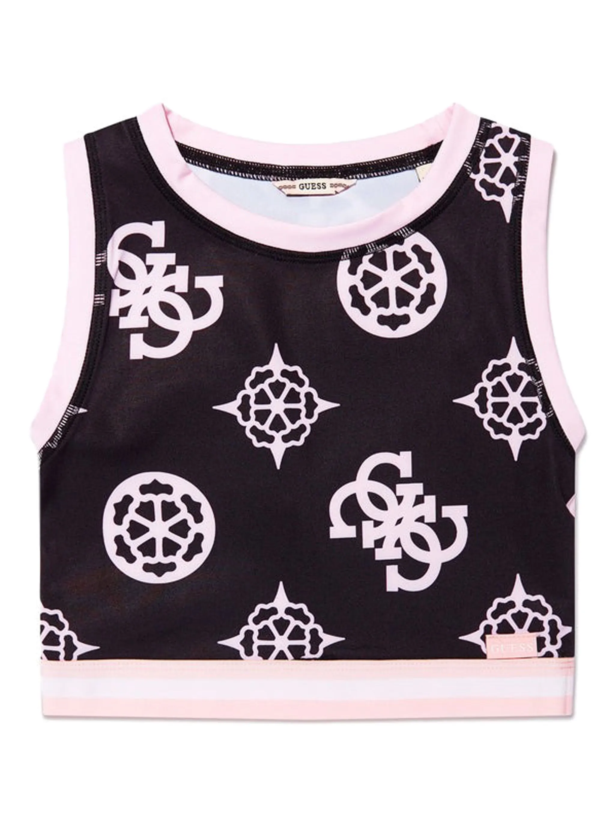 

Топ с логотипом 4G Guess Kids, черный