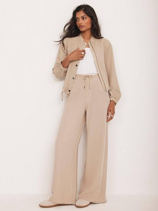 

Каменная стирка широкие брюки Mint Velvet, Natural Natural