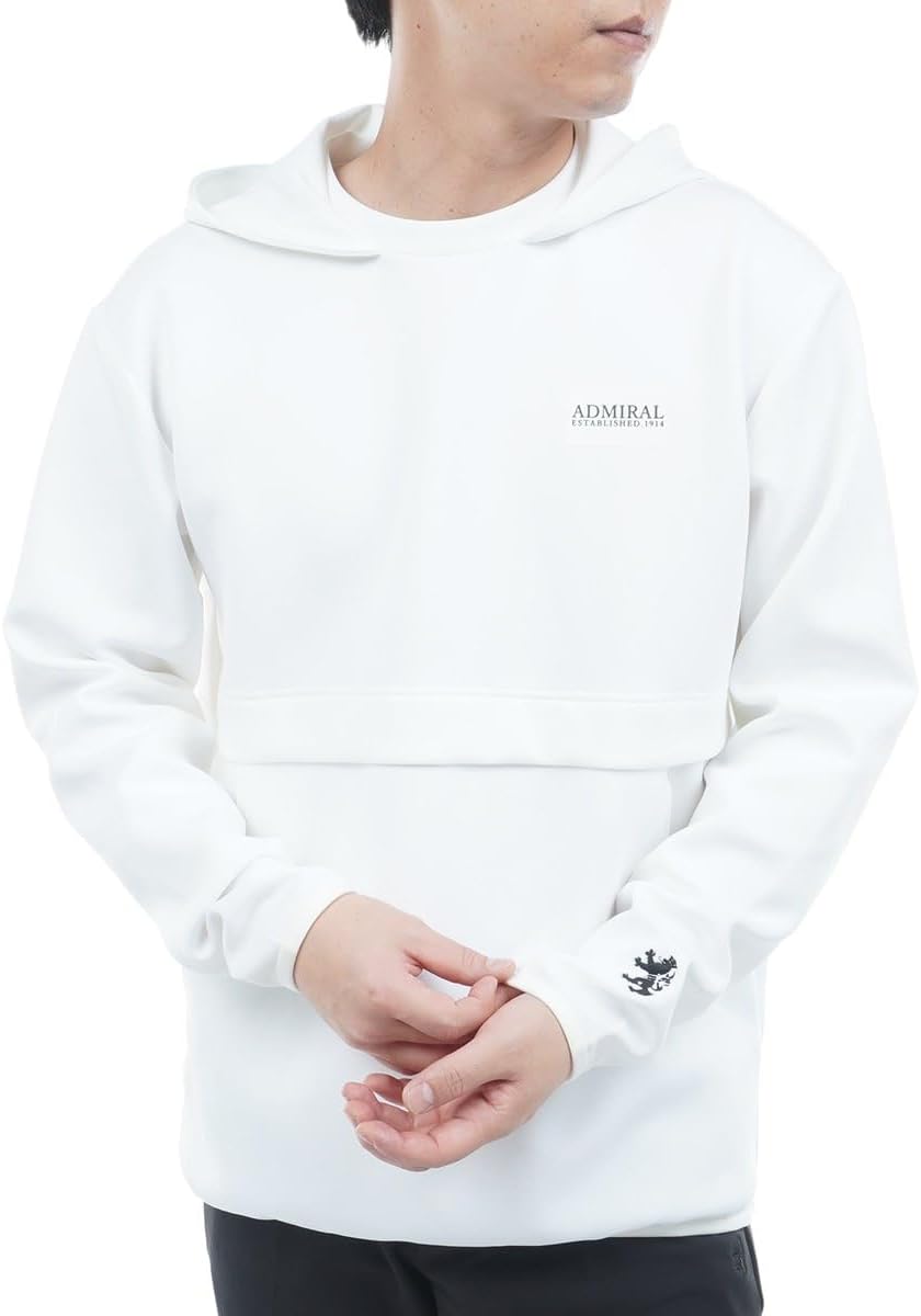 

Толстовка Admiral Golf, картонная толстовка, белая, размер L