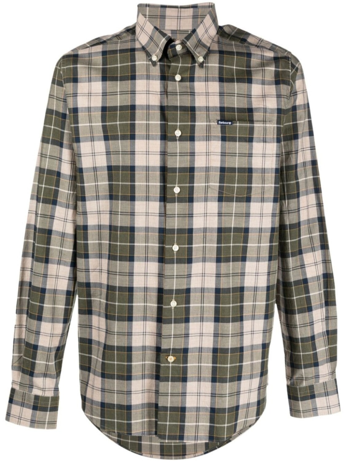 

Barbour рубашка в клетку, зеленый