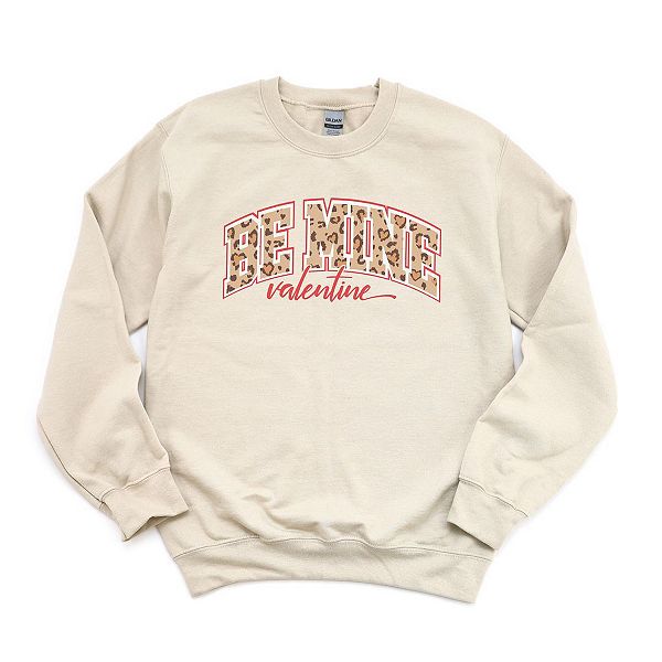 

Леопардовый свитшот Be mine valentine varsity Simply Sage Market