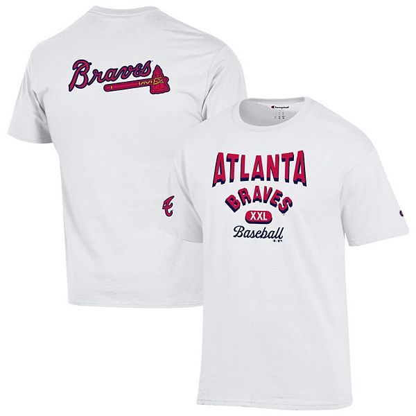 

Мужская белая футболка atlanta braves 3-hit jersey Champion