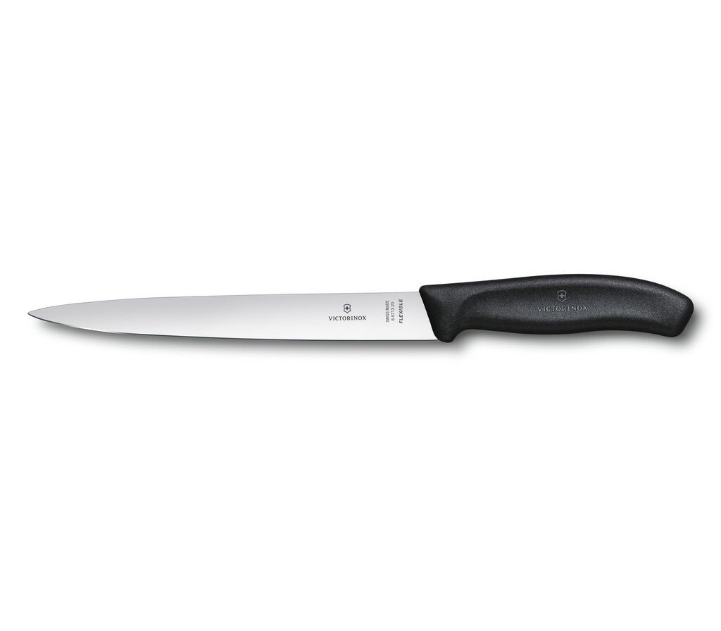 

Нож для филе VICTORINOX Swiss Classic поварской нож 6.8713.20G 20 см черный Victorinox Swiss Army