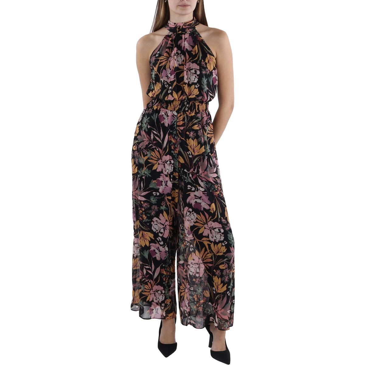 

Женский комбинезон Petites Full Length Smocked MSK, цвет black multi