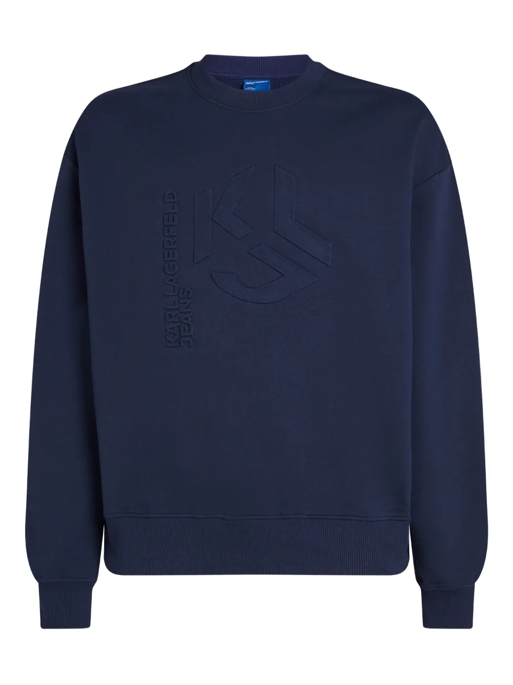

Толстовка с тисненым логотипом Karl Lagerfeld Jeans, синий
