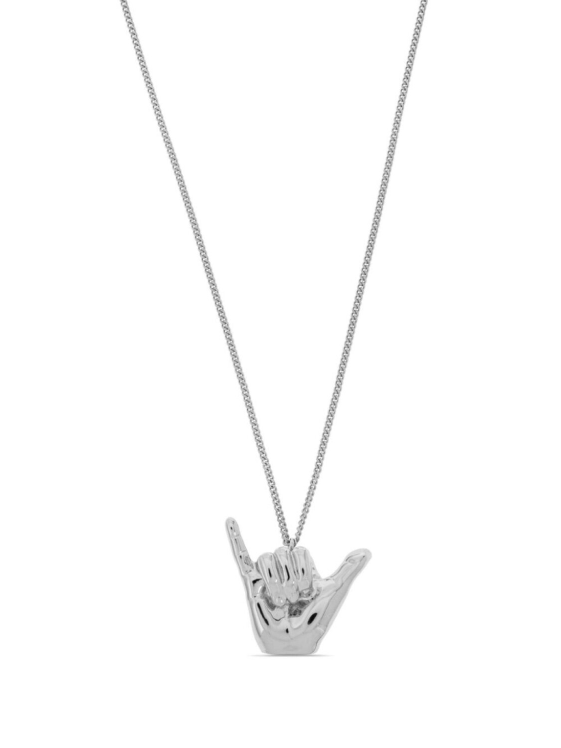 

Ожерелье с подвеской Mini Shaka Y/Project, серебряный