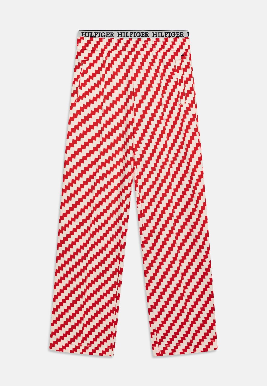 

Брюки Monotype Tape Wide Leg Tommy Hilfiger, цвет calico/ fierce red