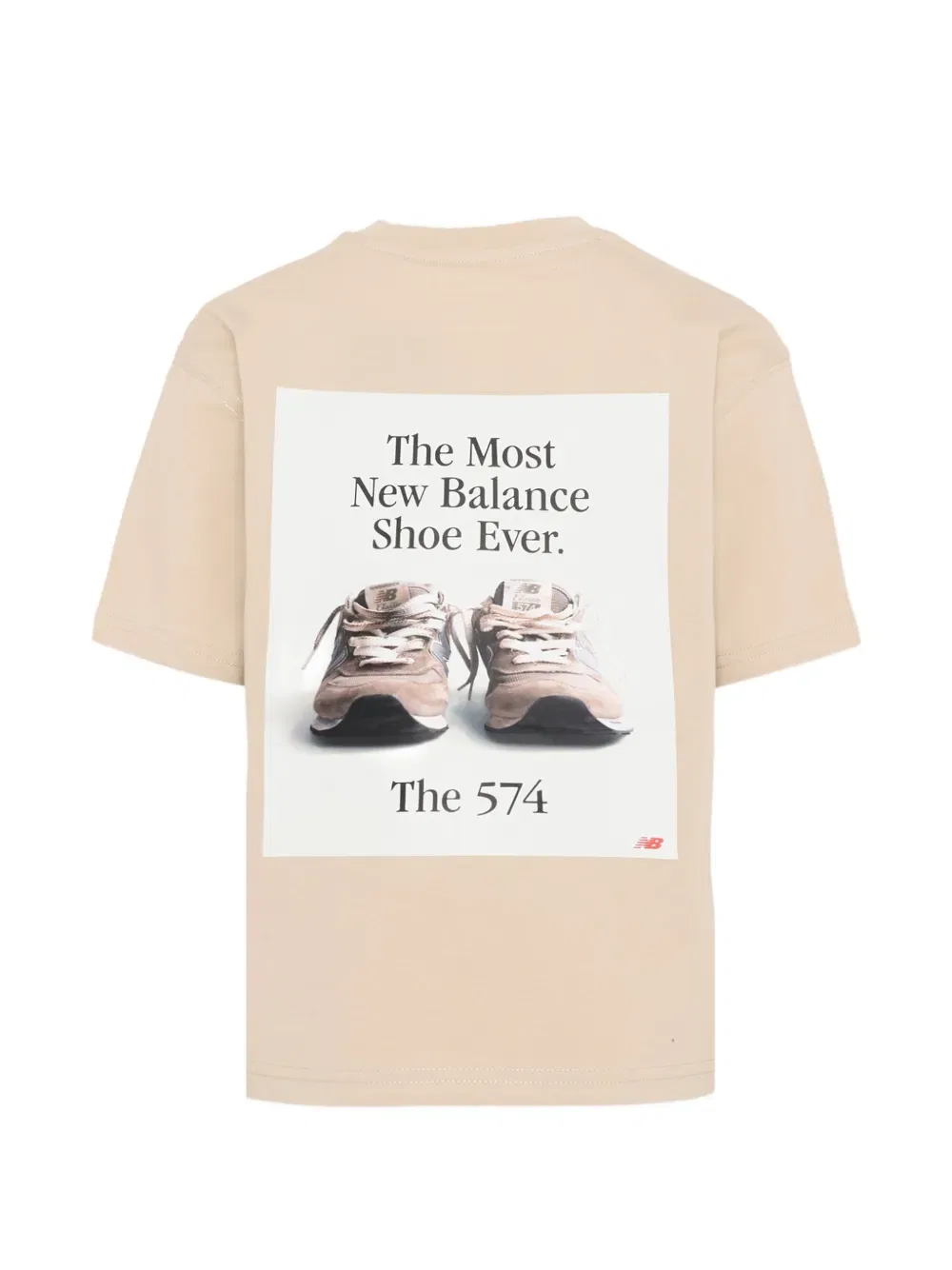 Футболка с коротким рукавом New Balance Kids, нейтральный — фото 2