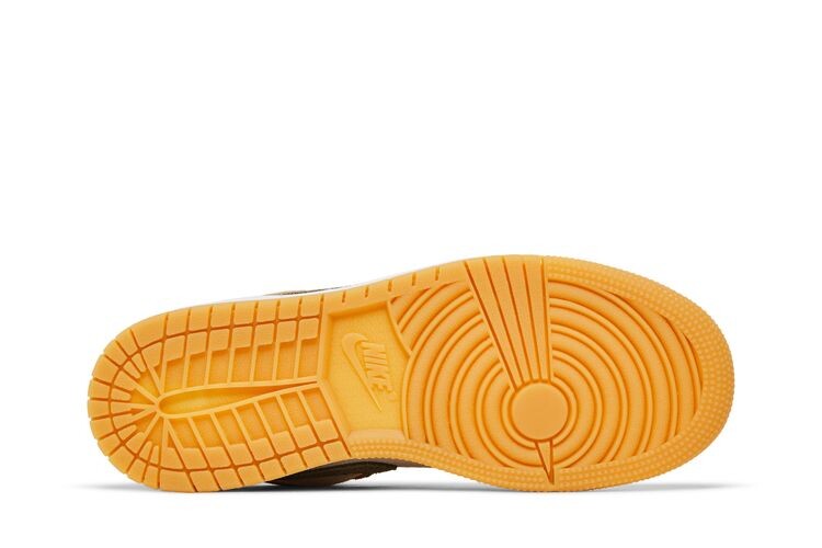 Кроссовки Air Jordan 1 Low SE GS Ceramic, оранжевый — фото 4