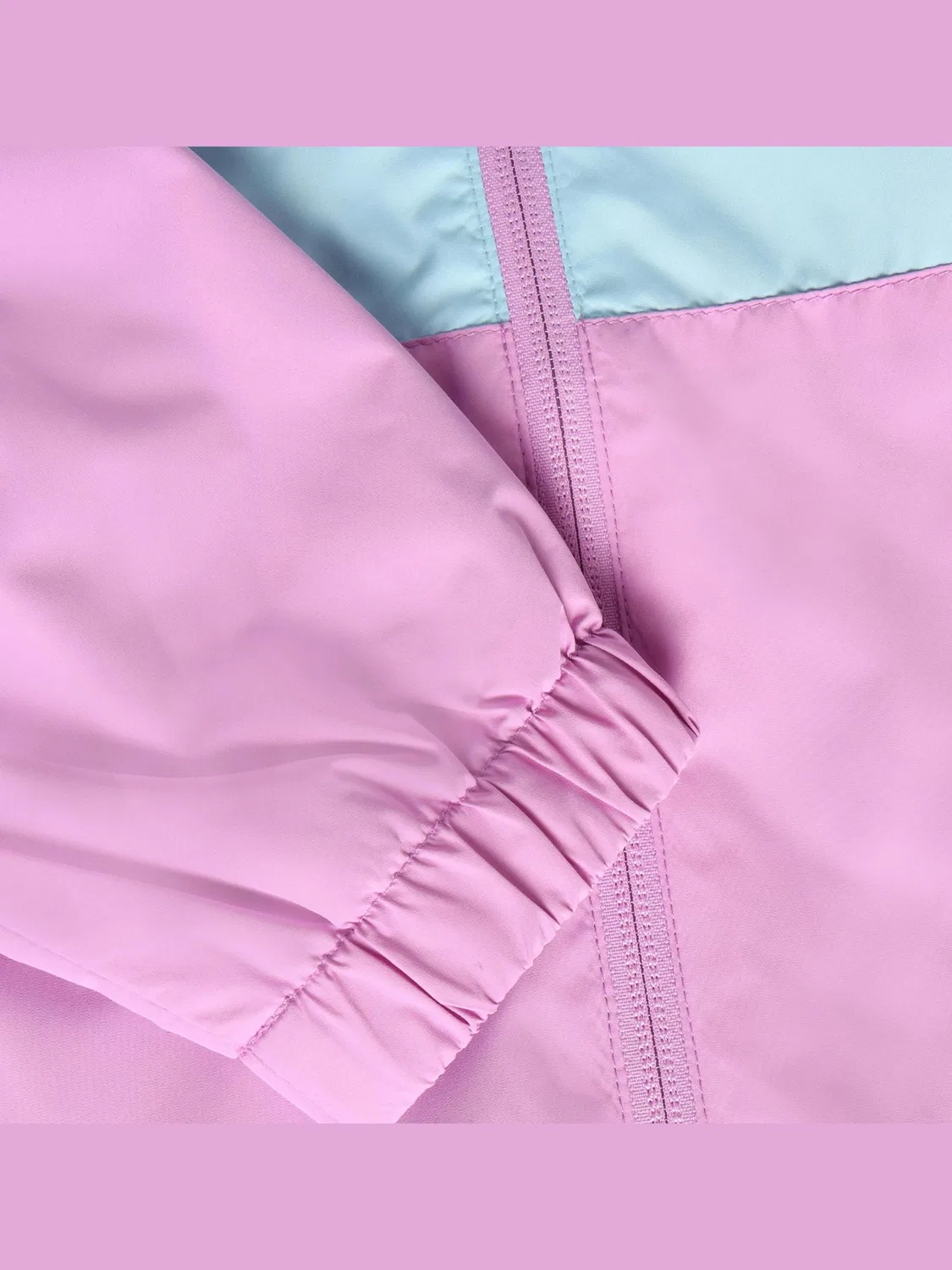 Детская спортивная куртка Color Kids Performance Jacket COJacket в синем, светло-синем и розовом цветах — фото 4
