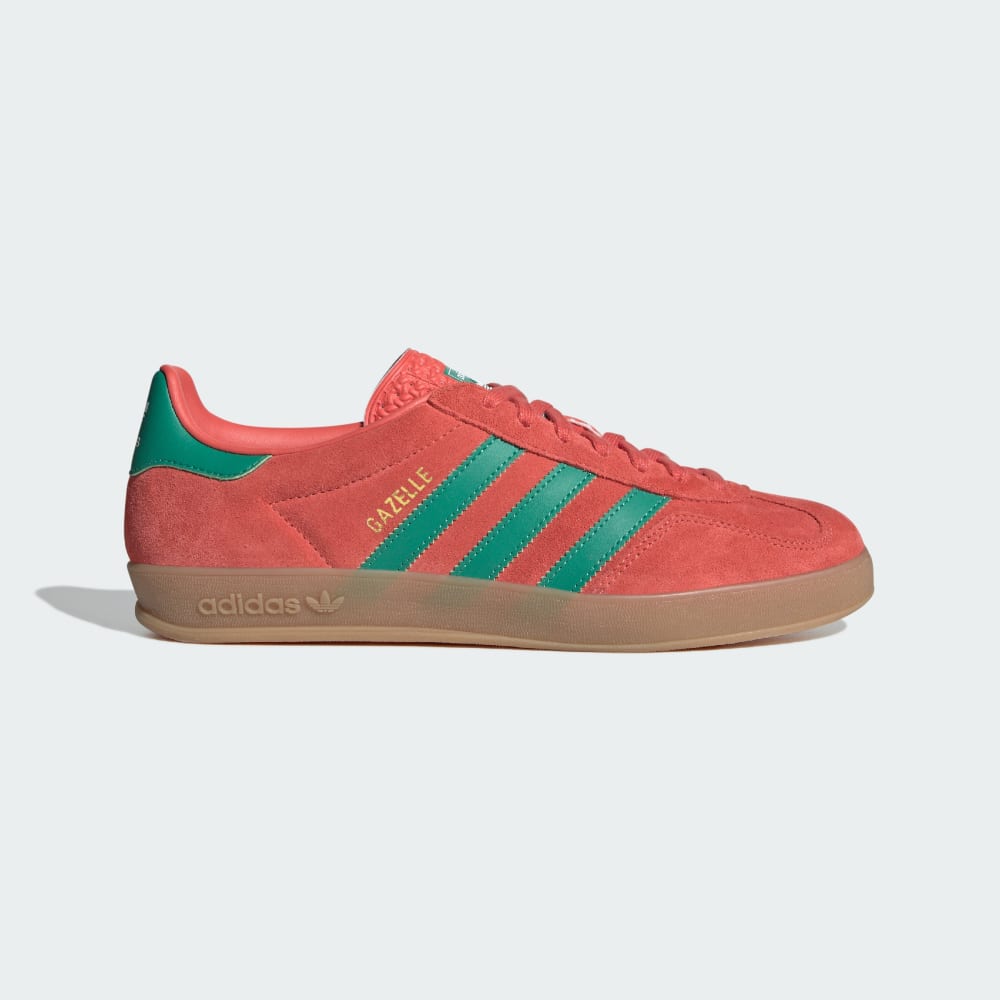 

Кроссовки Adidas Gazelle Indoor Shoes, цвет Preloved Scarlet/Court Green/Cloud White