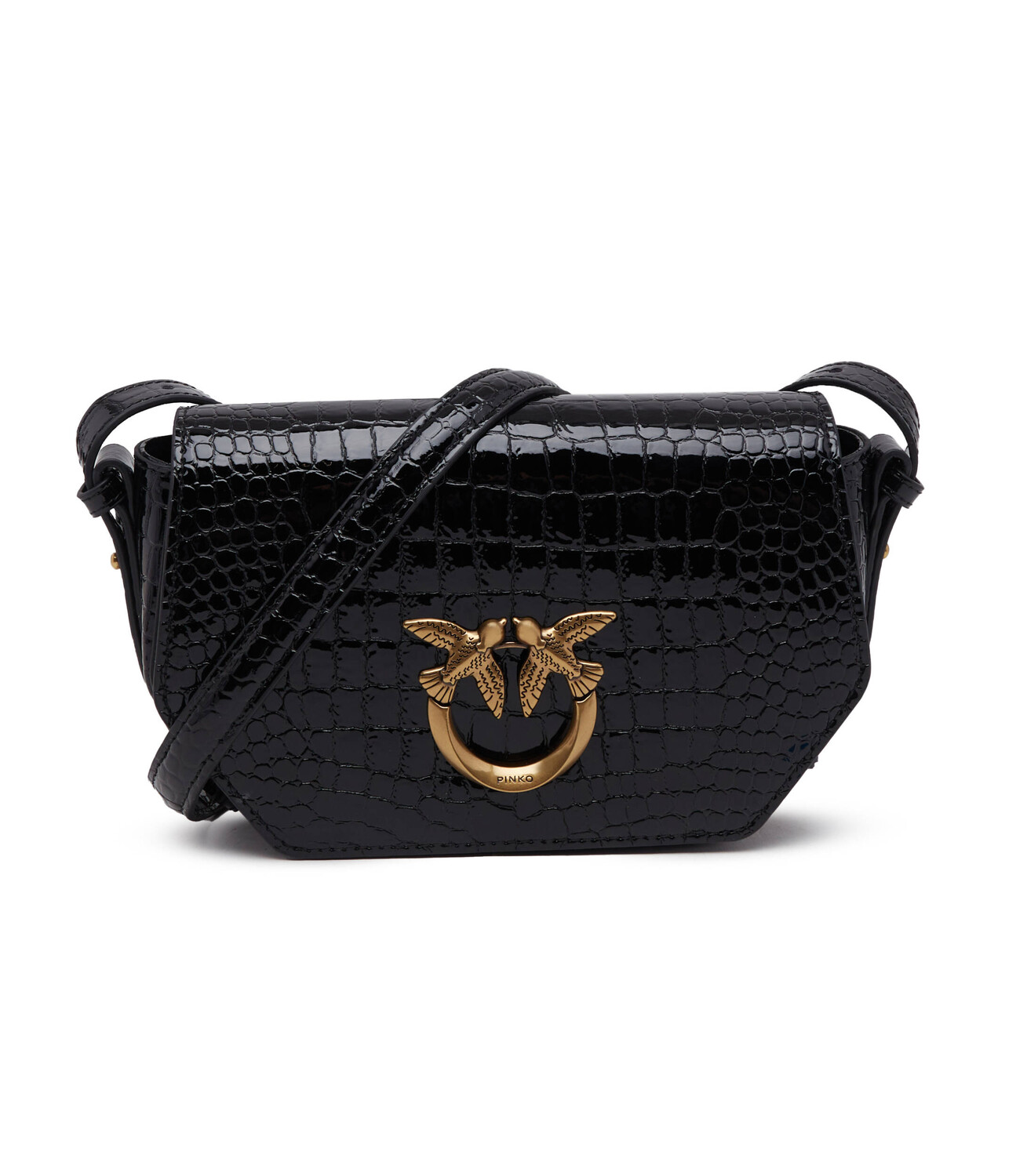 

Сумка-мессенджер Pinko LOVE CLICK EXAGON MINI, черный
