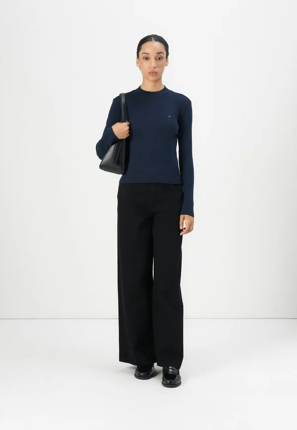 Футболка с длинными рукавами приталенного кроя от cody Tommy Hilfiger, Dark Night Navy — фото 2