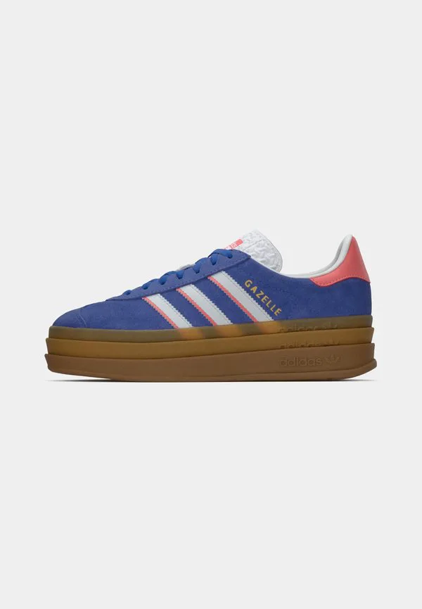 Кроссовки gazelle bold унисекс Adidas Originals, Real Lilac/Footwear White/Gold-Coloured Metallic — фото 2