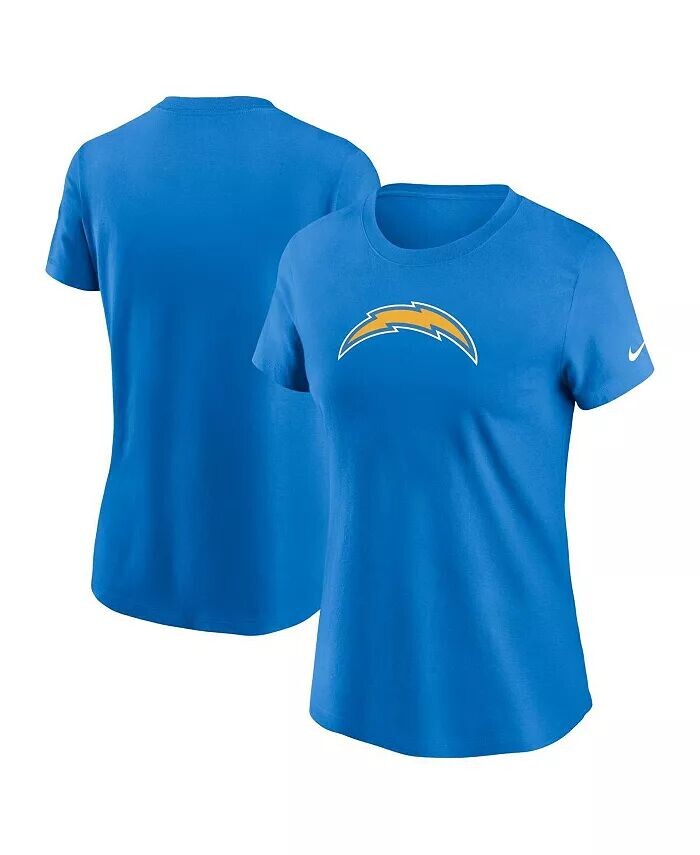 

Женская синяя футболка с логотипом Los Angeles Chargers Primary Nike, синий