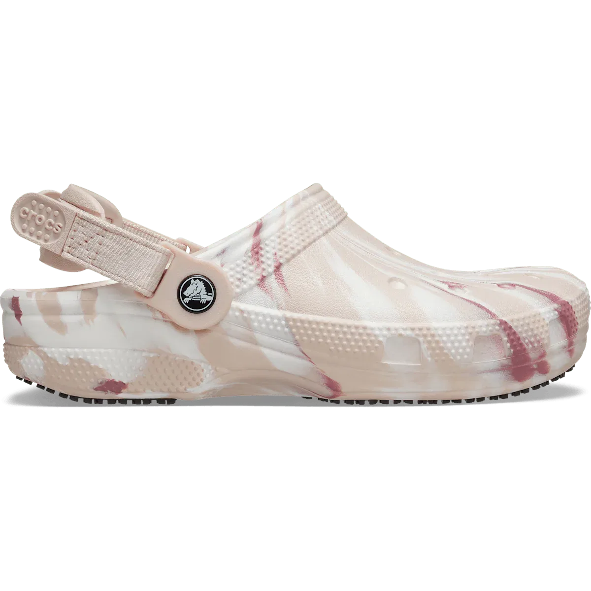 Классические рабочие графические сабо Crocs PFD, Quartz/Multi