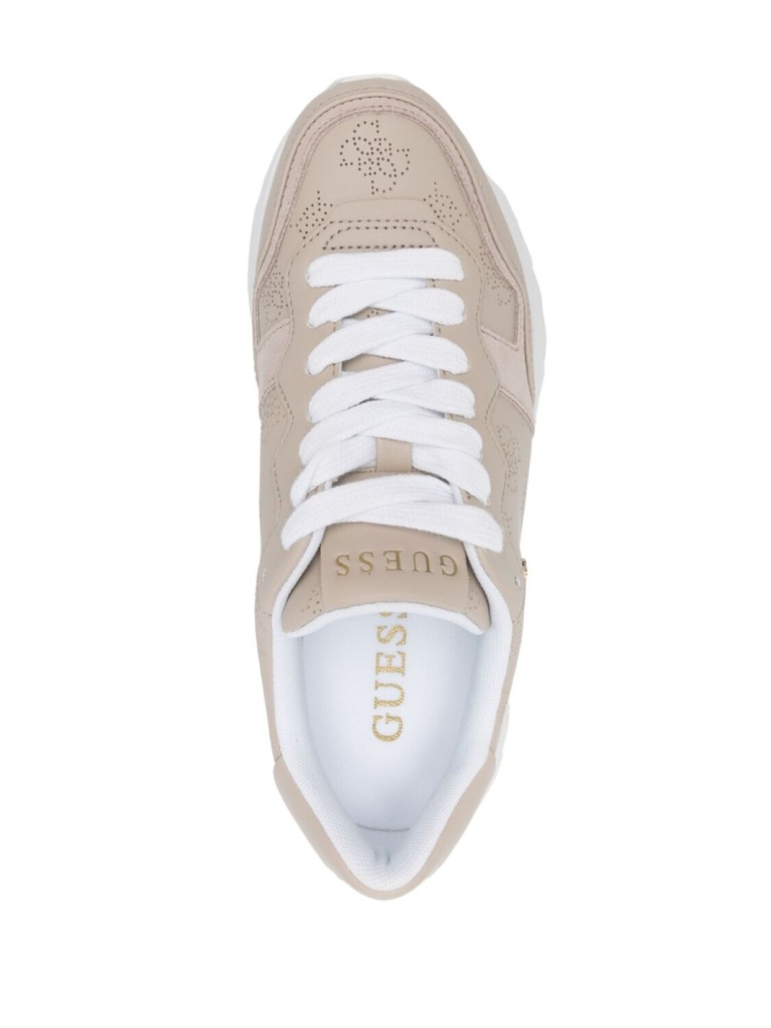 Кроссовки GUESS USA с перфорированными деталями, нейтральный — фото 4