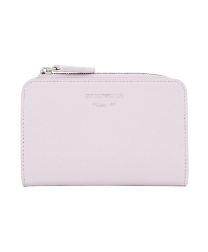 

Кожаный кошелек с логотипом. Emporio Armani, розовый