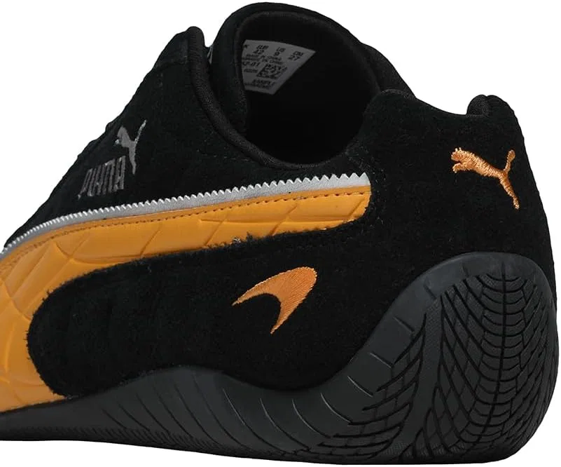 Кроссовки Puma McLaren Speedcat унисекс для взрослых, Black Bright Papaya — фото 4