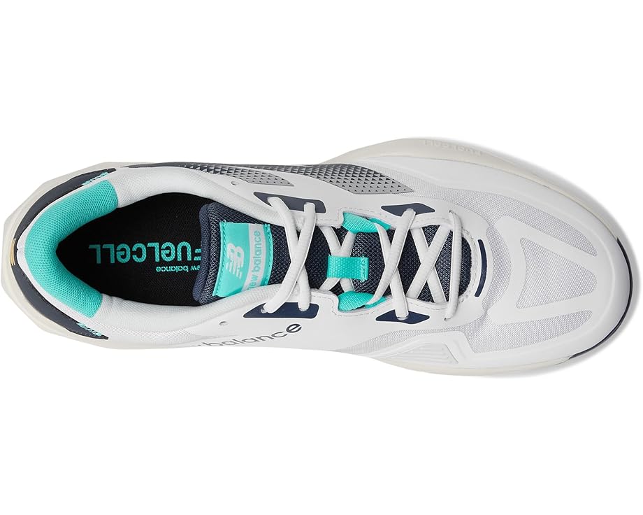 Кроссовки New Balance FuelCell 796V4, цвет White/Nb Navy/Cyber Jade — фото 2