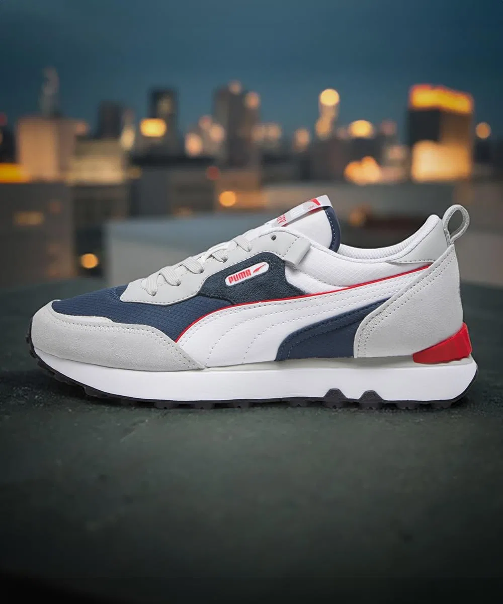 Кроссовки PUMA Rider FV Future Vintage, Grey Ash Grey Dark Night — фото 2