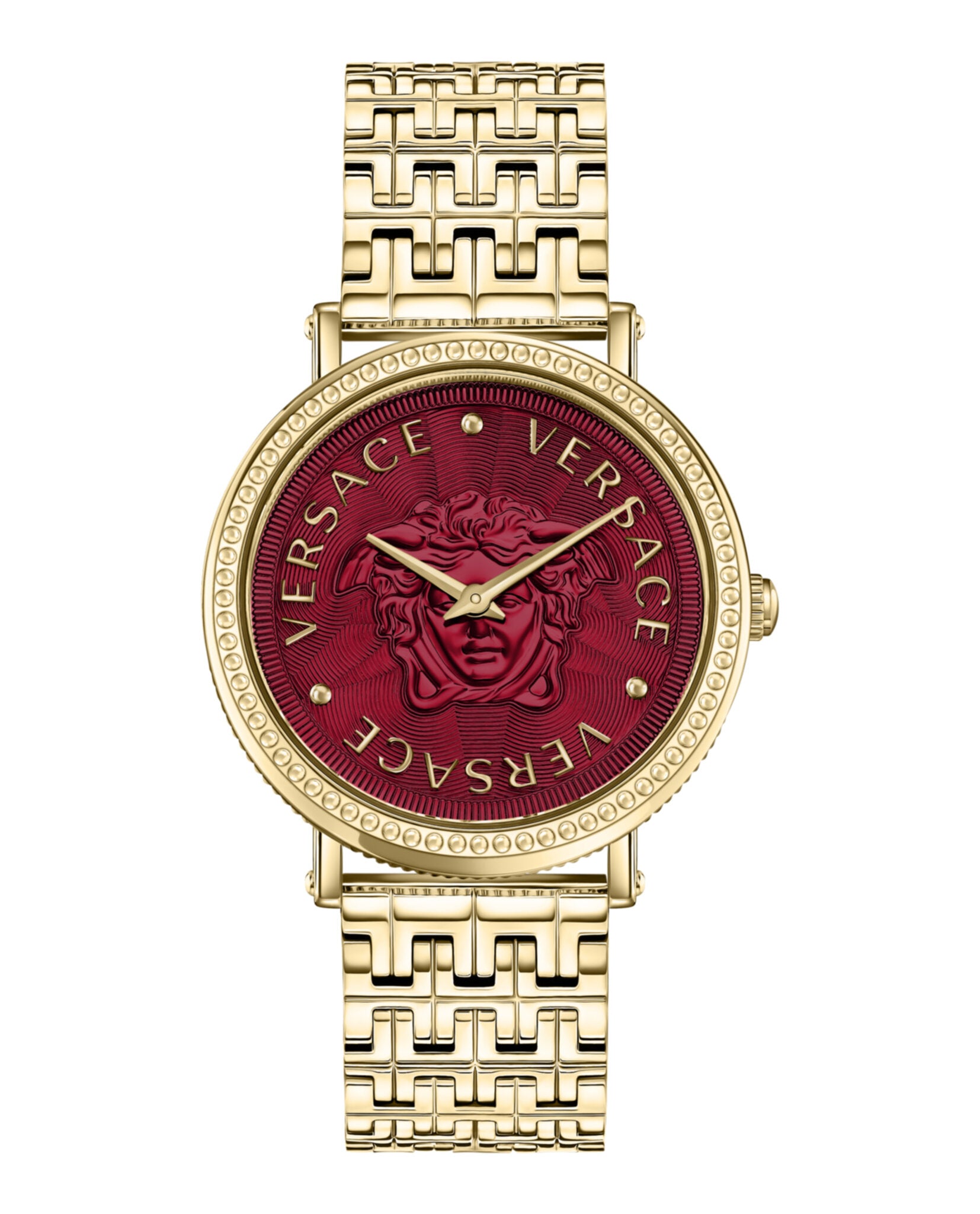 

Часы V-Dollar Versace, цвет gold/ip yellow gold/red
