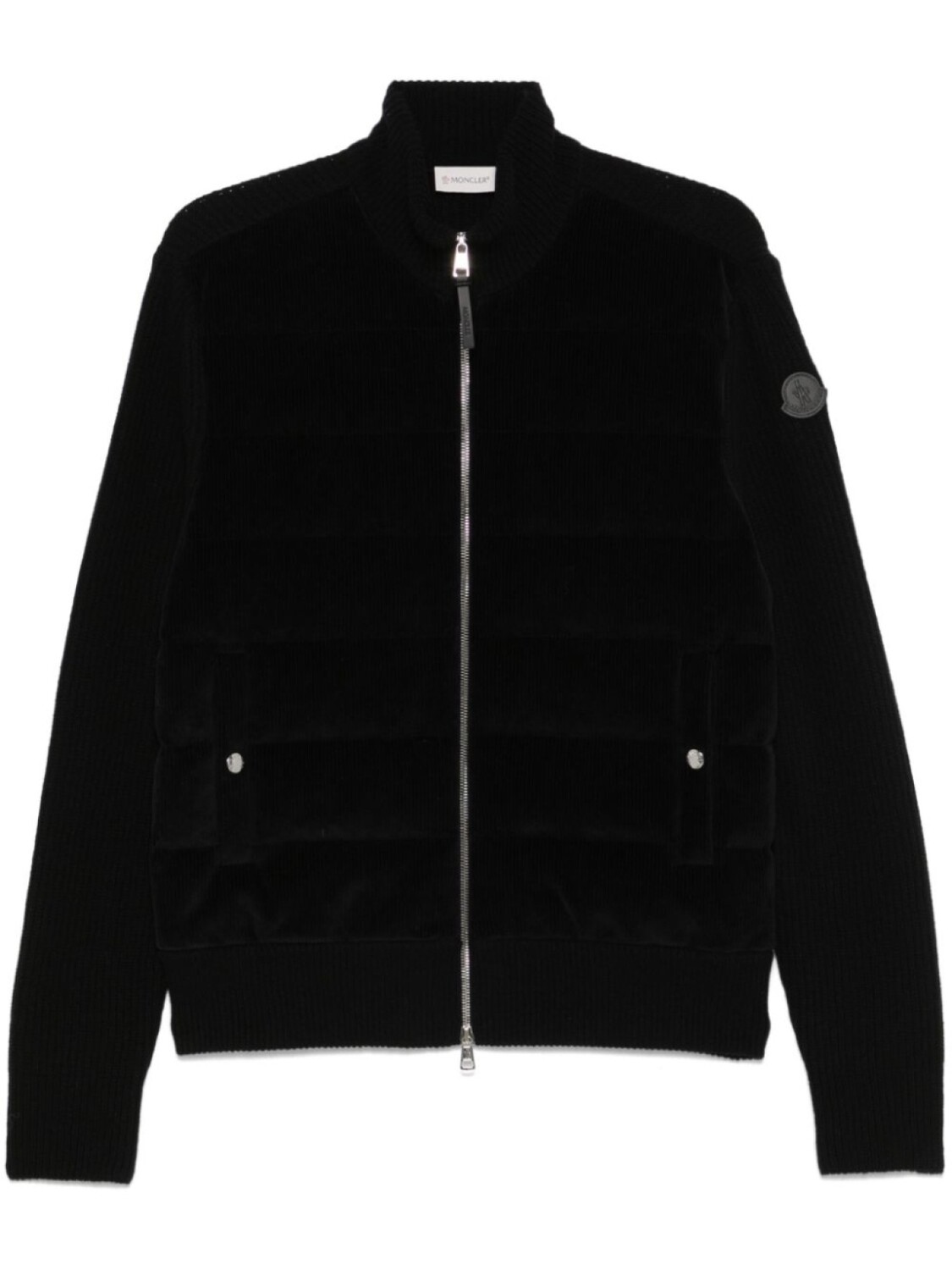 

Кардиган с вельветовыми вставками Moncler, черный