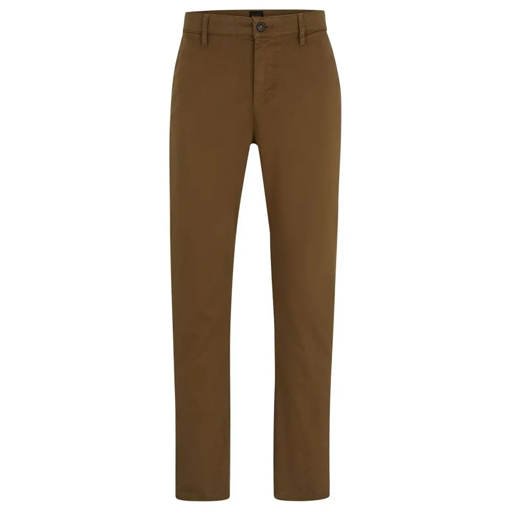

Брюки чинос BOSS 10242156 Tapered Fit, коричневый