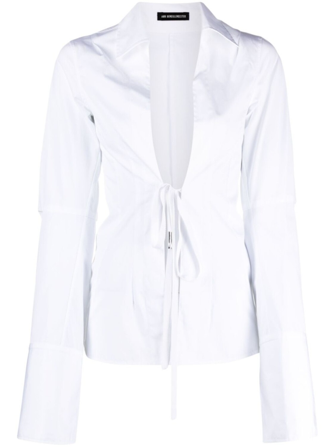 

Поплиновая рубашка Ann Demeulemeester, белый